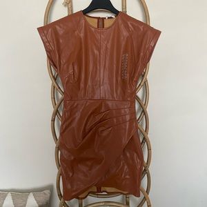 Brand-new Lucy Paris, leather dress